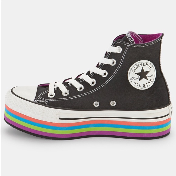 platform converse rainbow